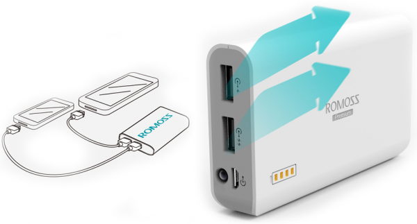 Romoss sailing 3 7800 mAh Powerbank