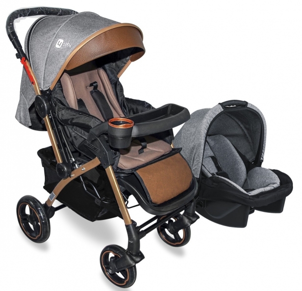 4 Baby A Plus Gold Travel Sistem Bebek Arabası (Travel Sistem)