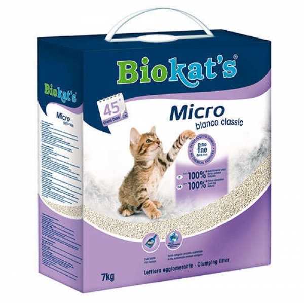 Biokats Micro Bianco Classic 7 kg Kedi Kumu