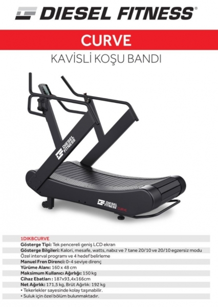 Diesel Fitness Curve Koşu Bandı