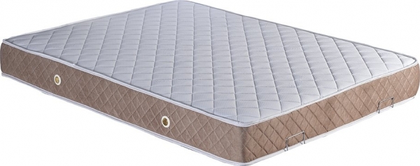 MD Elmas Kahve Solit 90X190 cm Yaylı Yatak (90x190 cm)