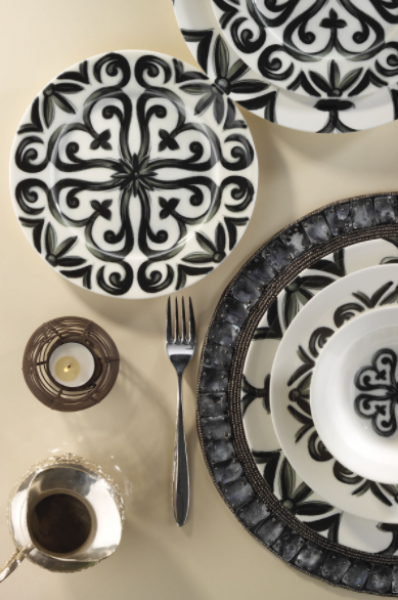 Kütahya Porselen Bone Kalipso 880042 52 Parça Yemek Takımı
