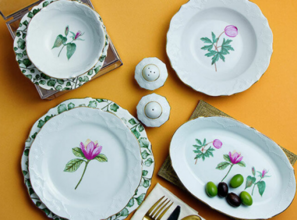 Porland Flower 34 Parça Yemek Takımı