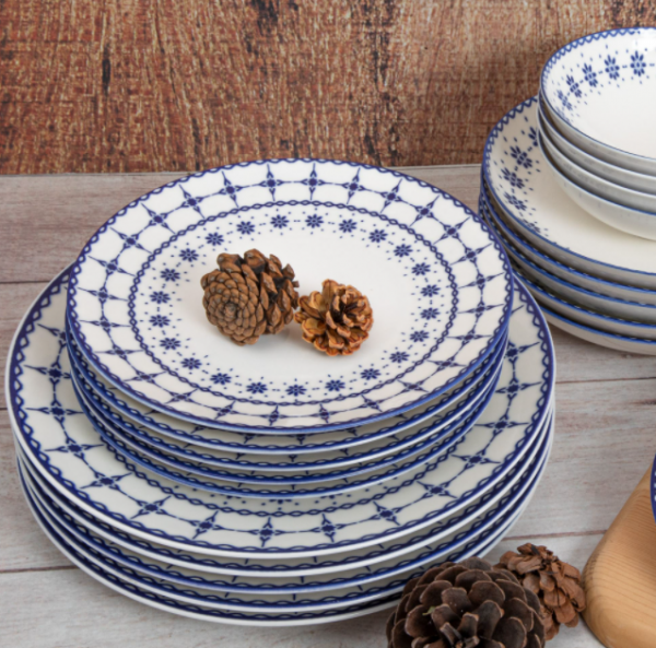 Güral Porselen Atina 1614 24 Parça Yemek Takımı