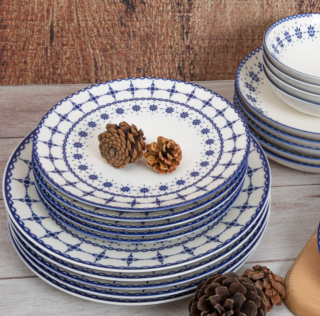 Güral Porselen Atina 1614 24 Parça Yemek Takımı