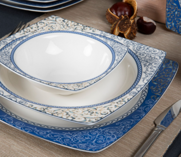 Güral Porselen Caroline 48205695 24 Parça Yemek Takımı (24 Parça)