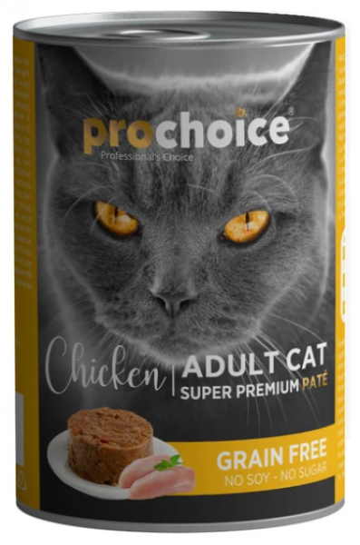 Pro Choice Tavuk Yetişkin Tahılsız 400 gr Kedi Maması