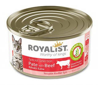 Royalist Pate Biftekli Ezme Yaş 80 gr Kedi Maması