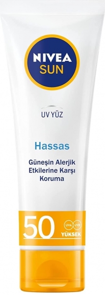 Nivea Sun Hassas Koruma 50 Faktör Krem 50 ml