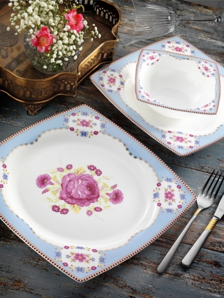 Aryıldız Prestige Bone AR 30082P 84 Parça Yemek Takımı