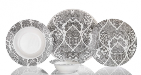 Schafer Posy GRI02 24 Parça Yemek Takımı