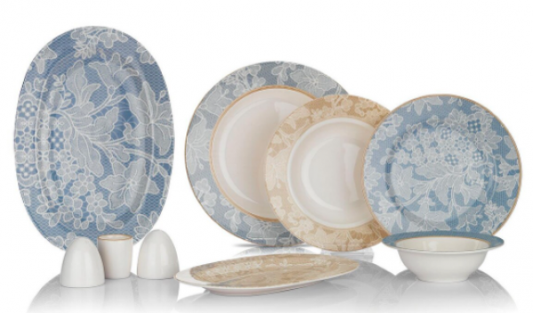 Schafer Dante GRI01 55 Parça Yemek Takımı