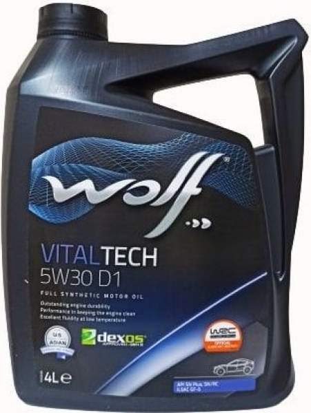 Bilinmeyen Marka Wolf Vitaltech 5W-30 D1 Motor Yağı (4 litre)