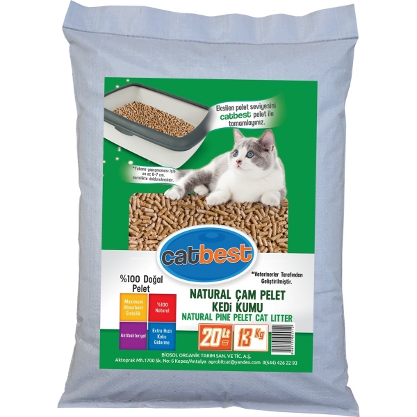 CatBest Çam Peleti 20 lt Kedi Kumu (20 lt)
