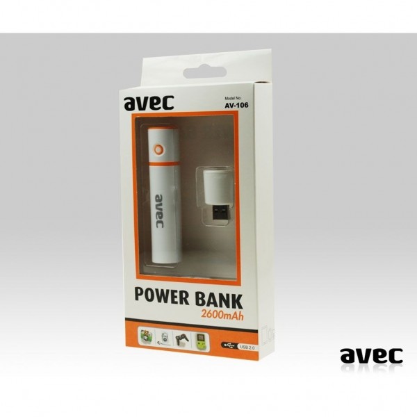 Avec AV-106 2600 mAh Powerbank