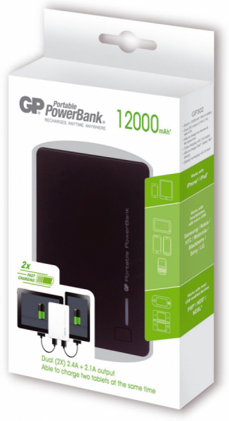 GP N302 12000 mAh Powerbank