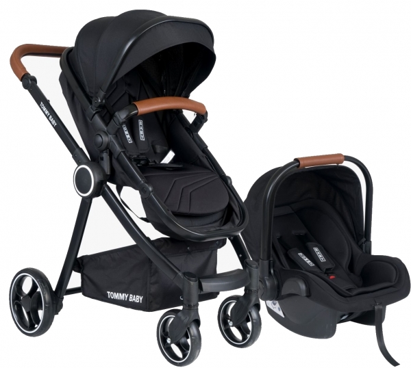 TommyBaby Toranto Black Vip Travel Sistem Bebek Arabası