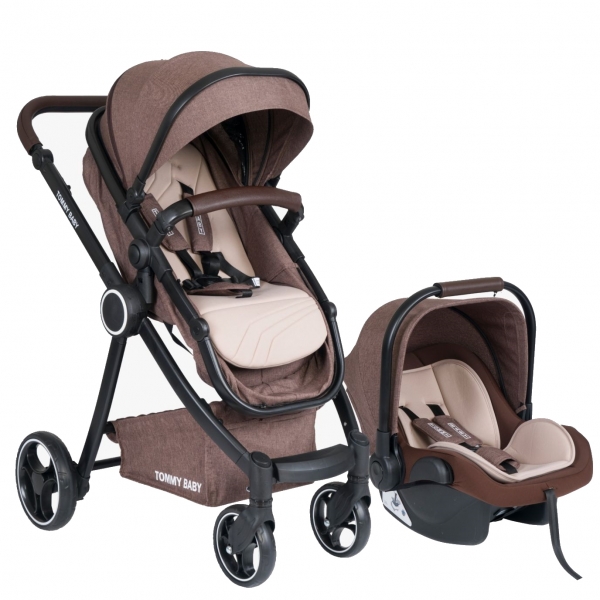 TommyBaby Toranto Black Vip Travel Sistem Bebek Arabası