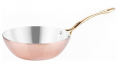 Altınbaşak Multi Metal Bakır Mini Wok Tava 24 cm resim