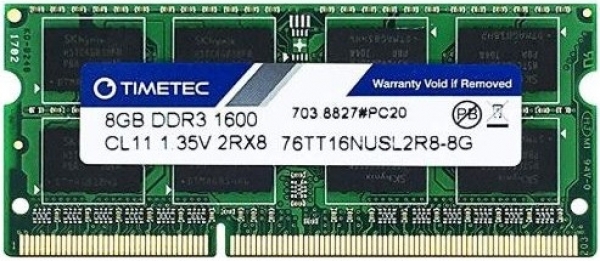 Timetec 76TT16NUSL2R8-8G 8 GB 1600 MT