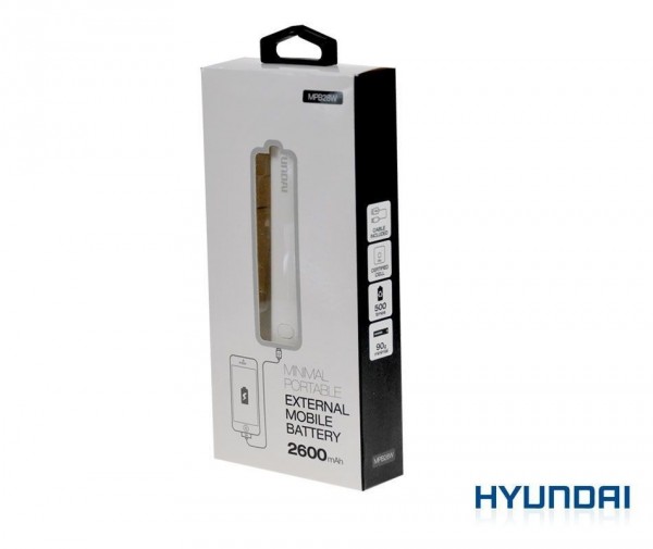 Hyundai MPB28W 2600 mAh Powerbank