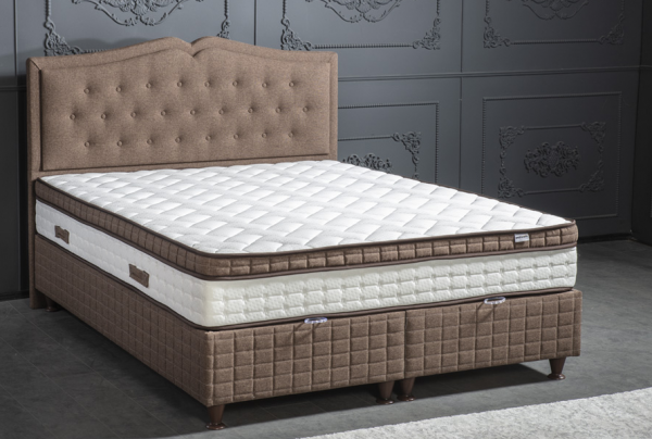 İndivani Indivani Mathe 90x190 cm Visco + Yaylı Yatak (90x190 cm)