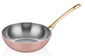 Altınbaşak MM Pirinç Saplı Bakır Wok Tava 26 cm resim