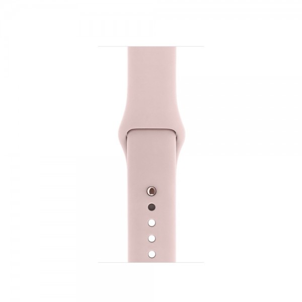 Apple Watch Series 1 (38 mm) Roze Altın Rengi Alüminyum Kasa ve Kum Pembesi Spor Kordon Akıllı Saat