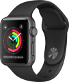 Apple Watch Series 1 (38 mm) Uzay Grisi Alüminyum Kasa ve Siyah Spor Kordon