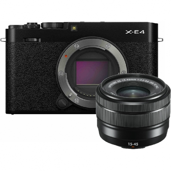 Fujifilm X-E4 15-45mm Aynasız Fotoğraf Makinesi (15-45 mm)