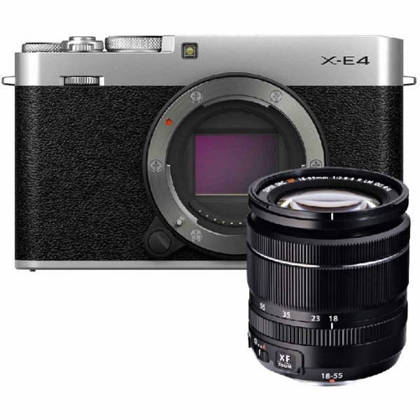 Fujifilm X-E4 18-55mm Aynasız Fotoğraf Makinesi (18-55 mm)
