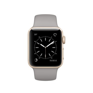 Apple Watch Series 2 (38 mm) Altın Rengi Alüminyum Kasa ve Beton Grisi Spor Kordon Akıllı Saat