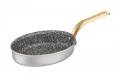 Altınbaşak Alu Granit Mini Oval Tava 17 cm resim