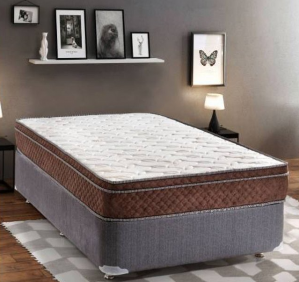 Heyner Bamboo Pedli Lüx 180x200 cm Yaylı Yatak (180x200 cm)