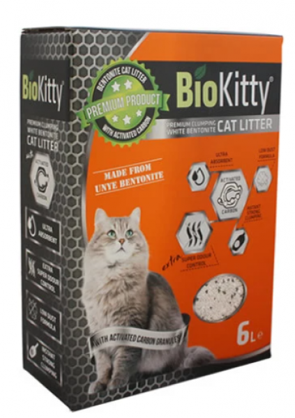 Biokitty Aktif Karbonlu 6 lt Kedi Kumu