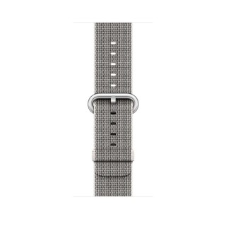 Apple Watch Series 2 (42 mm) Gümüş Rengi Alüminyum Kasa ve Naylon Örme İnci Grisi Kordon Akıllı Saat