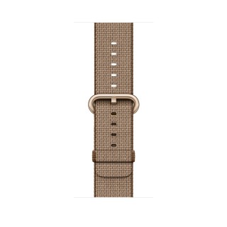 Apple Watch Series 2 (42 mm) Altın Rengi Alüminyum Kasa ve Naylon Örme Yanık Kahve/Karamel Kordon Akıllı Saat