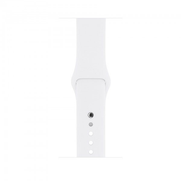 Apple Watch Series 2 (42 mm) Paslanmaz Çelik Kasa ve Beyaz Spor Kordon Akıllı Saat