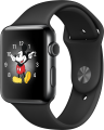 Apple Watch Series 2 (42 mm) Uzay Siyahı Paslanmaz Çelik Kasa ve Siyah Spor Kordon