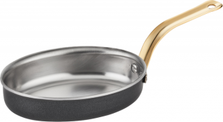 Altınbaşak Black Pearl Mini Oval Tava 17 cm