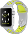 Apple Watch Nike+ Series 2 (38 mm) Gümüş Rengi Alüminyum Kasa ve Mat Gümüş/Volt Nike Spor Kordon resim