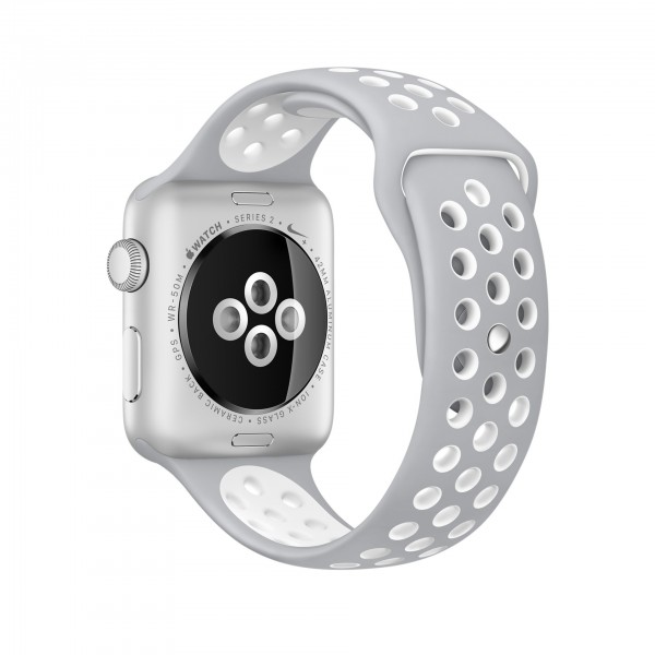 Apple Watch Nike+ Series 2 (38 mm) Gümüş Rengi Alüminyum Kasa ve Mat Gümüş/Beyaz Nike Spor Kordon Akıllı Saat