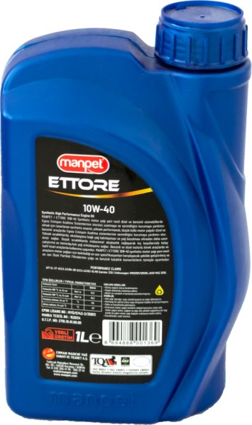 Manpet Emxoil Ettore 10W-40 SL-CF Motor Yağı (1 litre)