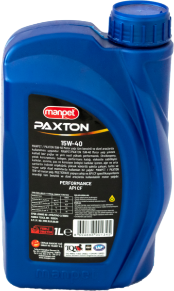 Manpet Thora Paxton 15W-40 4T Motor Yağı (1 litre)