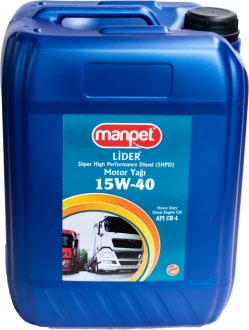 Manpet Turbo Lider 15W-40 CH-4 Motor Yağı
