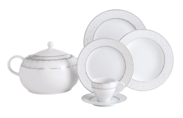Güral Porselen Tolstoy 9305105 84 Parça Yemek Takımı