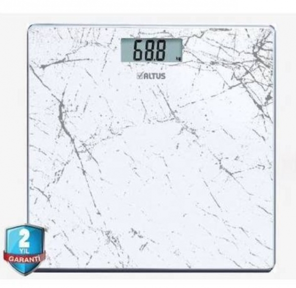 Altus AL 808 BM Dijital Mermer Desenli Dijital Banyo Tartısı