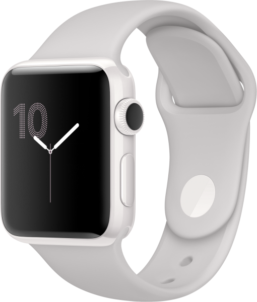 Apple Watch Edition Series 2 (38 mm) Beyaz Seramik Kasa ve Bulut Beyazı Spor Kordon Akıllı Saat