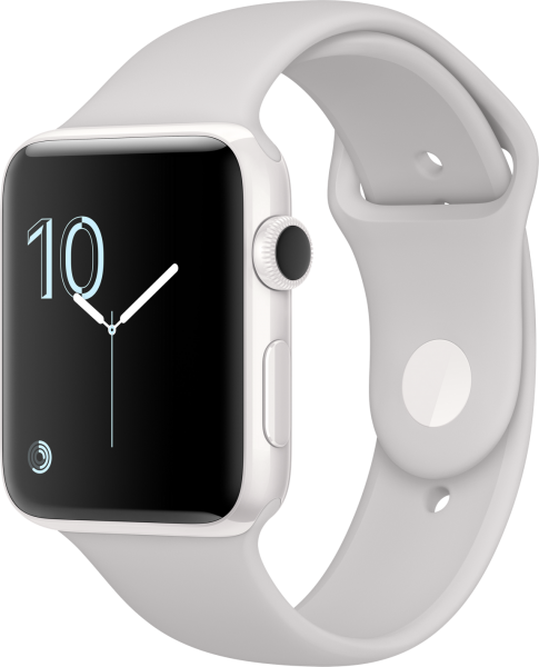 Apple Watch Edition Series 2 (42 mm) Beyaz Seramik Kasa ve Bulut Beyazı Spor Kordon Akıllı Saat