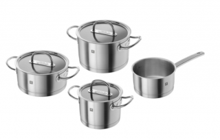 Zwilling Prime 4 Parça Çelik Tencere ve Tava Seti